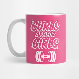 Curls are for Girls Mug